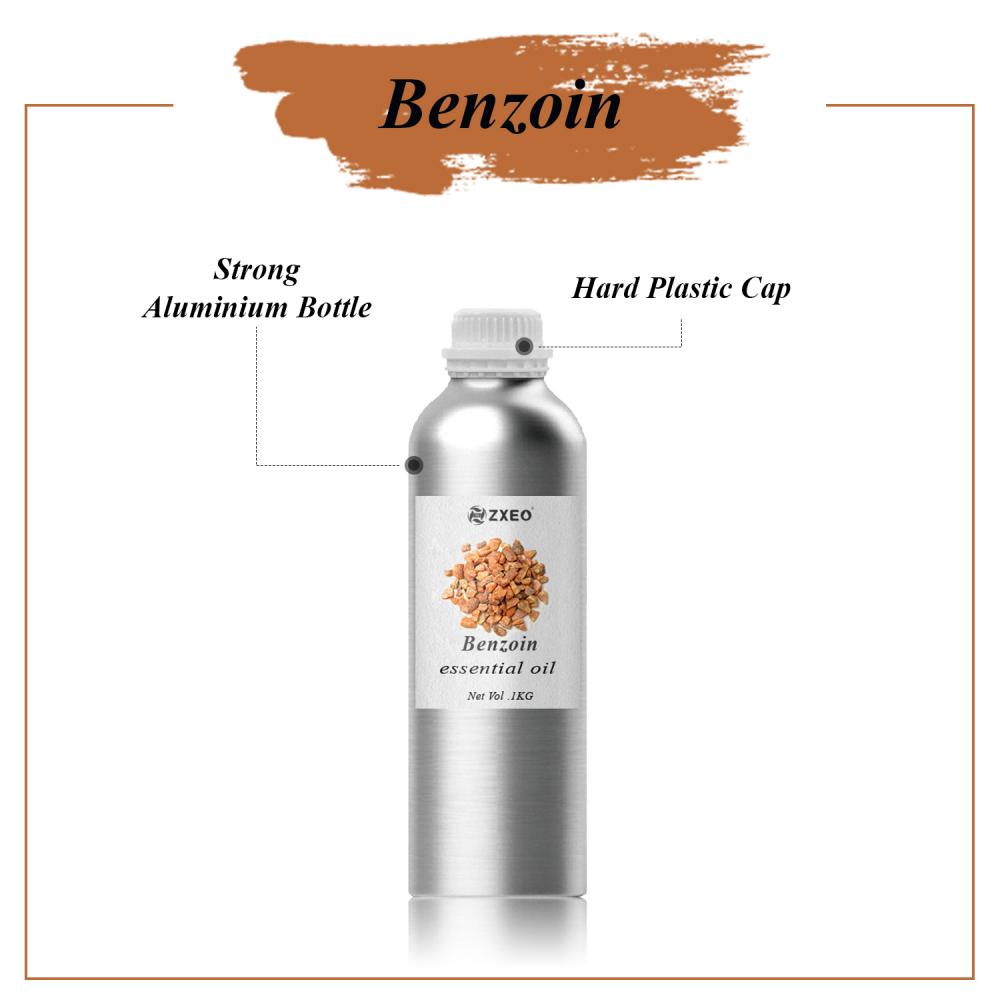 Aceite esencial de benzoín al por mayor al por mayor de aceite de espuma de estira 100% puro y orgánico para uso de aromaterapia y grado cosmético