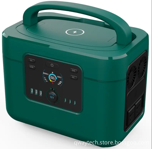 110V to 220V Lifepo4 Battery Off-Grid Portable Solar Power Generator - 1200W Portable Power Station