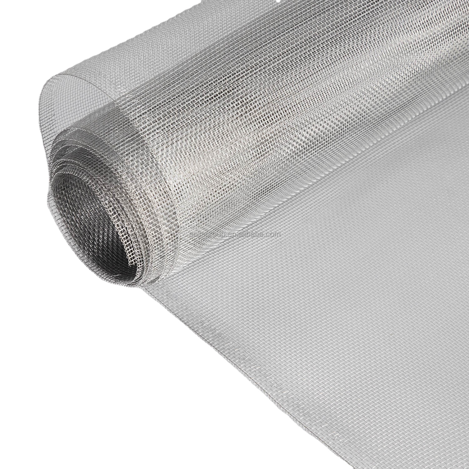 silver bright Washed Alloy aluminum window roll up screen africa market6