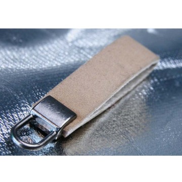 Metal Zip Puller with Leather Belt