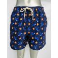 Whale Star Print Men's Beach Shorts