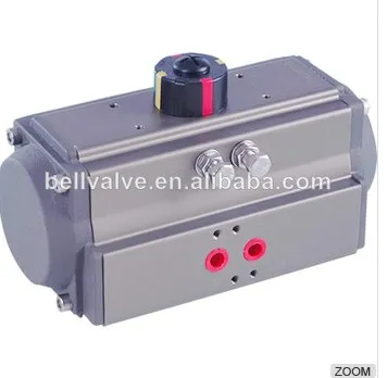 BGT Series Pneumatic quarter-turn actuators /stainless steel air torque rack and pinion rotary actuator