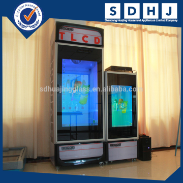 CE Certificate Transparent LCD Screen Freezer Glass Door ,Transparent LCD Display Fridge Glass Door