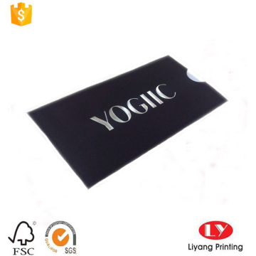 Black Envelope for Gift Card Packaging