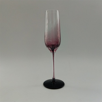 Purple color solid color inside drinking glass set