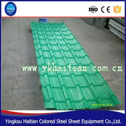 HT Colored Steel Roof Sheets Roofing Sheet Sizes
