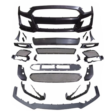 PP Material Car Parts Kit for Ford Mustang GT500 (2015-2017) - Bumper, Spoiler, Side Extensions