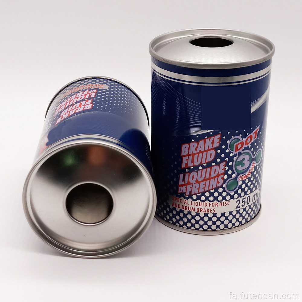 قوطی قلع روغن مایع هیدرولیک DOT 3