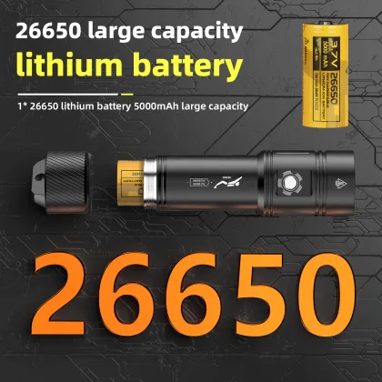 Aluminum XHP50 L2 LED Underwater Scuba Diving Flashlight - Portable Mini Diving Torch 50m 26650 Diver Torches