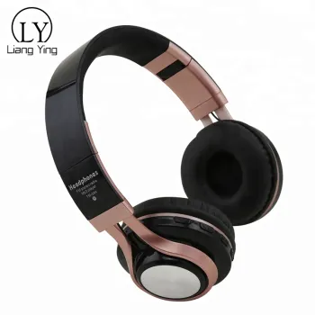 Glossy Over Ear Portable Wireless Headset Bluetooth Headphone