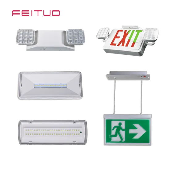 FEITUO IP65 Waterproof Bulkhead LED Emergency Light - Non-Maintained Panic Exit Device LE502L-DC