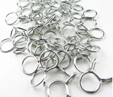 Custom 200pcs 8mm Motorcycle Scooter ATV Fuel Line Hose Tubing Spring Clips Clamps Motorcycle accesspries free shipping