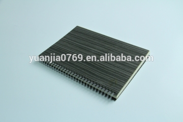 cheap wooden pattern journals sprial paper notebook supplier in Dongguan