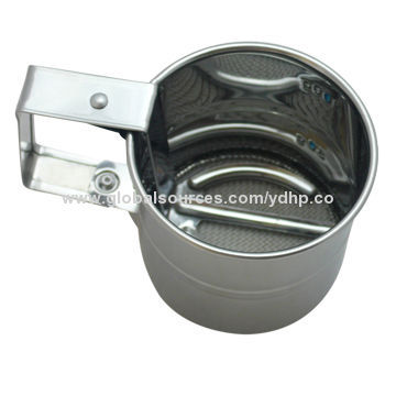 1-cup flour sifters, made of stainless steel