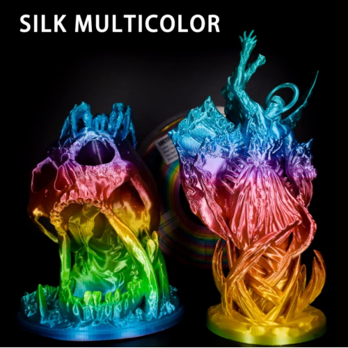 Rainbow Silk PLA Filament 1.75mm
