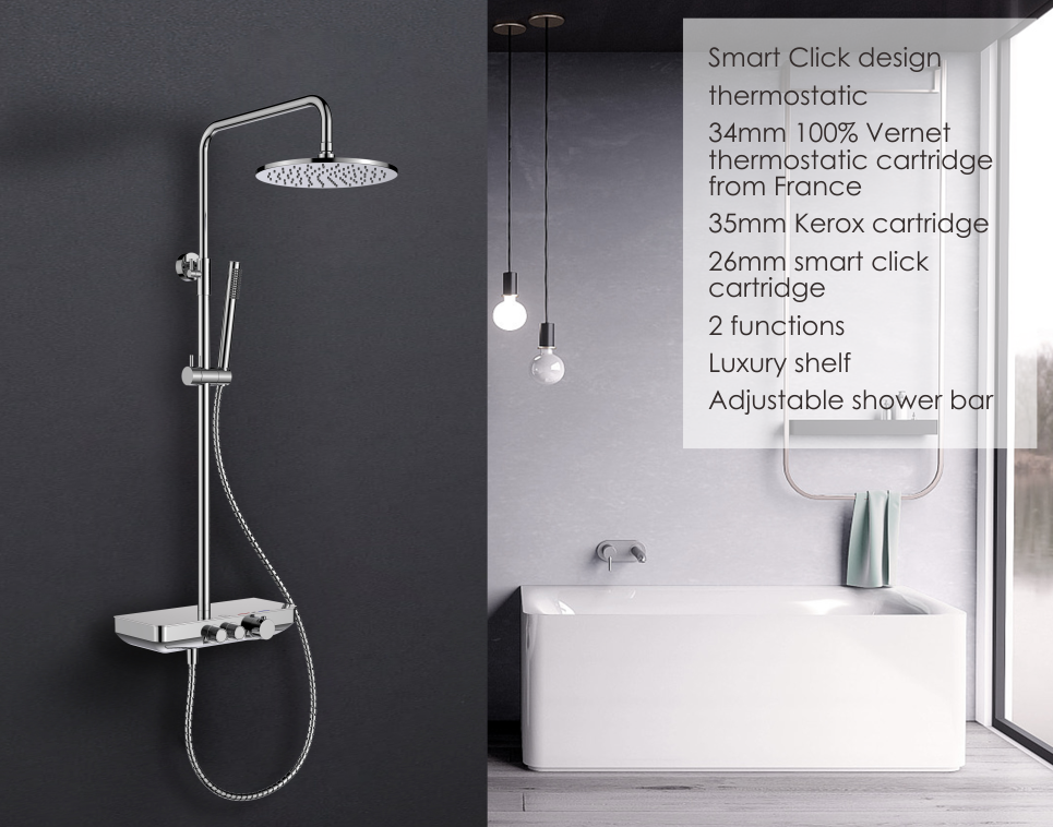 The Modern and Elegant Round Shower Column for Your Bathroom