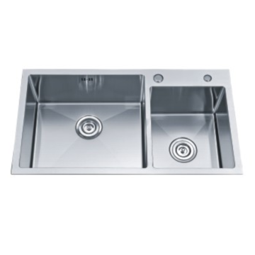 Bồn rửa đôi Một cái bát lớn Một cái bát nhỏ