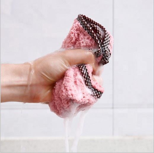 Microfiber Fleece Cleaning Hand Dish Towels For Kitchen