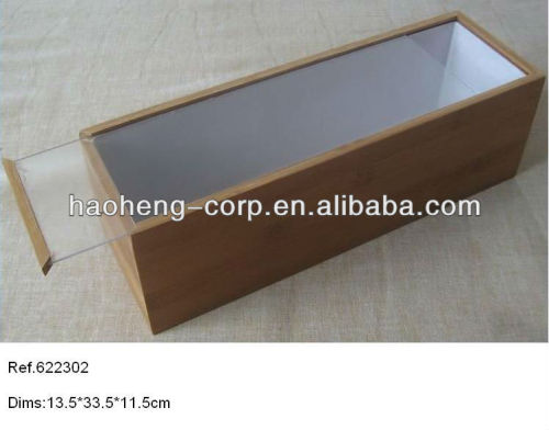 Bamboo Storage Box with Acrylic lid