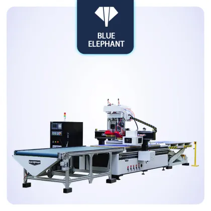 Automatic CNC Router Production Line for Redwood Furniture and Kitchen Cabinets