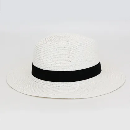 Breathable Panamax Straw Hat - Summer Sunblock Hat for Men and Women