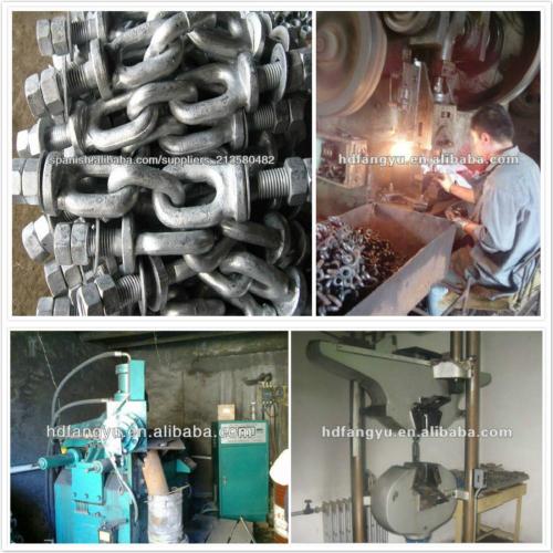 Panas Dip Galvanzied Steel Bolts Mata Pesanan