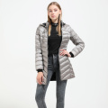 Slim Fit Style Langarm Damen Winterjacke