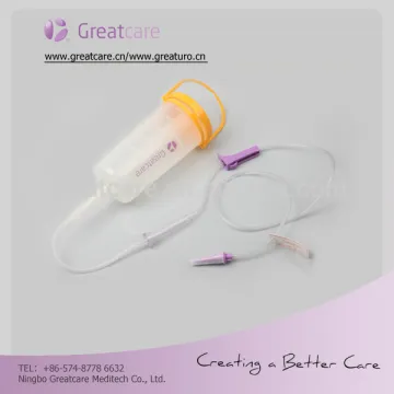 enteral feeding set container type