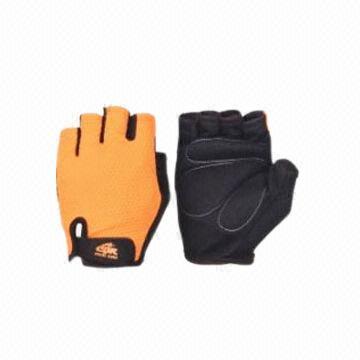 Half-finger Sports/Bike Gloves, Customized Designs and ODM/OEM Orders are Welcome