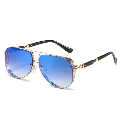 KENBO Eyewear: Pilot Fashion Style Sunglasses - Wholesales with Personality Texture Sun Glasses
