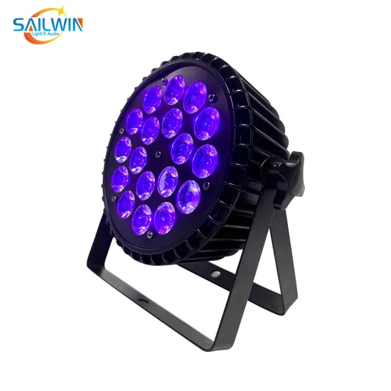 Sailwin 18X18W RGBAW UV DMX512 LED Par Can for Events