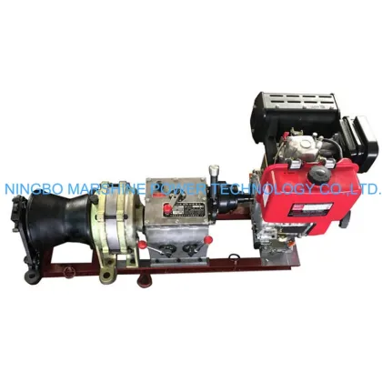5T Diesel Engine Power Cable Winch