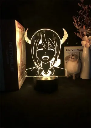 3D Table Light: Anime Demon Slayer Kamen Nidouz Birthday Gift