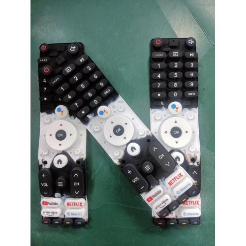 Teclado de borracha de silicone para controle remoto de TV