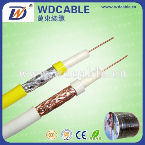 Professional Rg59 Rg11 Rg6 3mm Diameter Coaxial Cable, High Quality