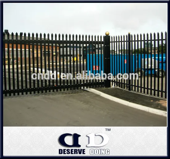 Sharp steel fencing/Galvanized palisade fencing