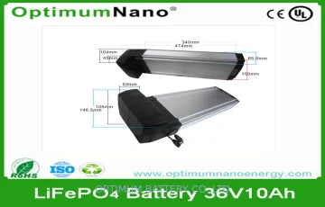 36v 10ah Lifepo4 Battery For Electric Bicycle Lithium Ion Battery,lifepo4 Rechargeable Bat