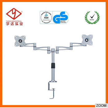 Express desk mount double arm for 13"-27" screens