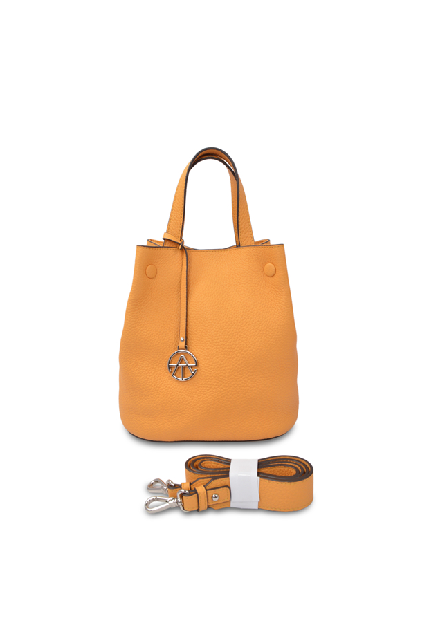 Yellow Ladies Bucket Bag Large Capacity