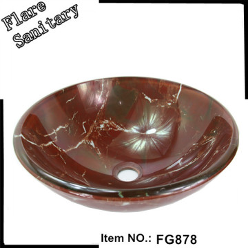 Modern Bathroom Design glass art basin