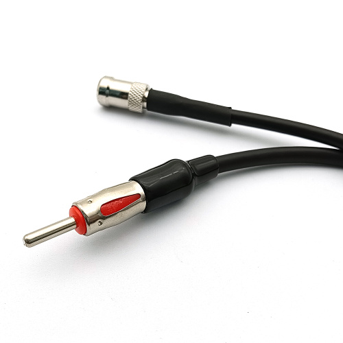 DIN to ISO Aftermarket Radio Antenna Adapter Cable