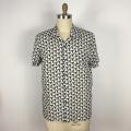 Casual Loose Fit black white triangle pattern Shirt