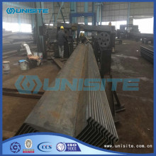 Concrete sheet pile wall