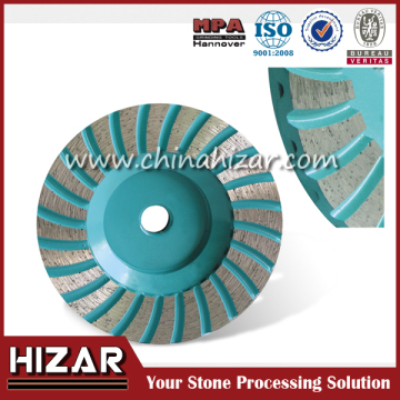 Suzhou Single row diamond grinding cup wheel for concrete and stone
