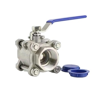 High Quality Stainless Steel 304 Threaded Three-Piece Ball Valve for Steam and Water Applications
