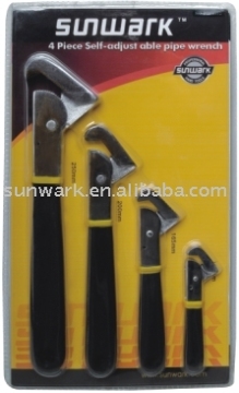 4pcs Self-adjustable Pipe Wrench