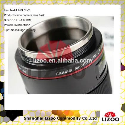 Secret Camera Lens Flask