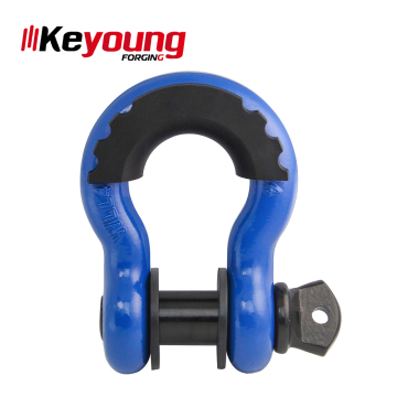 Keyoung 3/4 \ "Shackle Blue D-Ring 4.75t Heavy Duty Towing Shackle