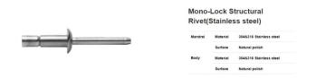 Mono-Lock Structural Rivet(Stainless steel)