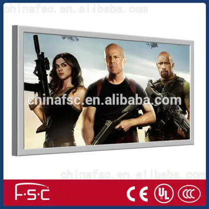 Fabric light box forever 21th century led sanp open aluminum alloy